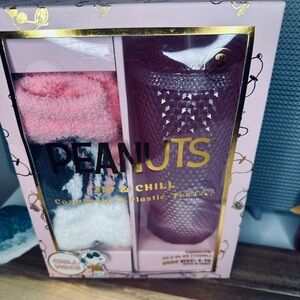 Peanuts Sip & Chill Bath Set - Pink and White